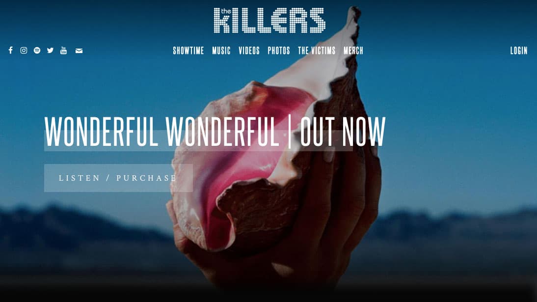 The Killers sito ufficiale